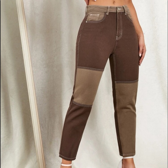 Color Block Jeans - Picture 5 of 5